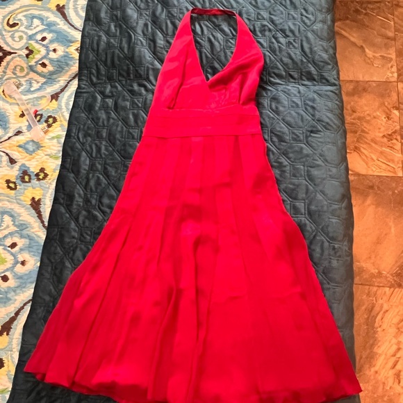 Calvin Klein Halter swing Red Dress - Picture 6 of 8
